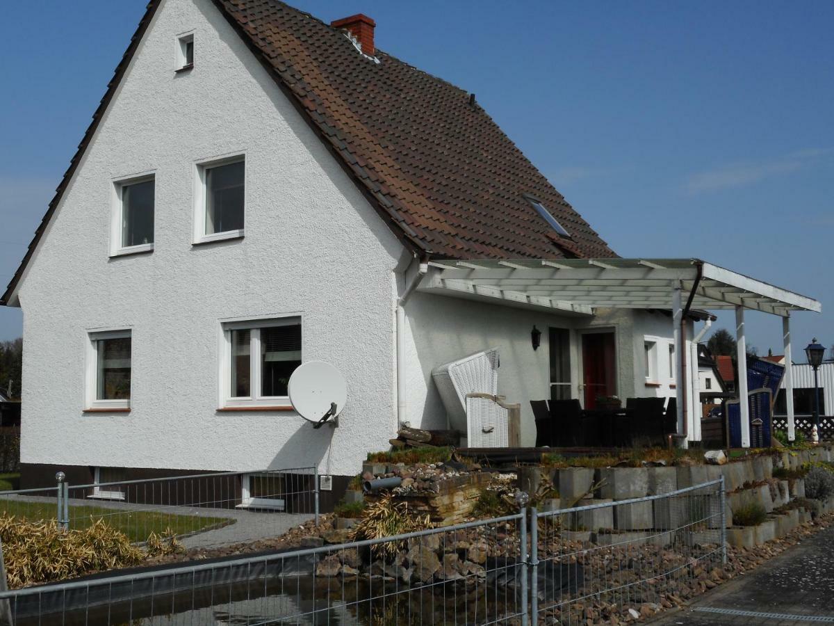 Modernes Ferienhaus Der Besonderen Art Mit Garten Lohne  Eksteriør billede